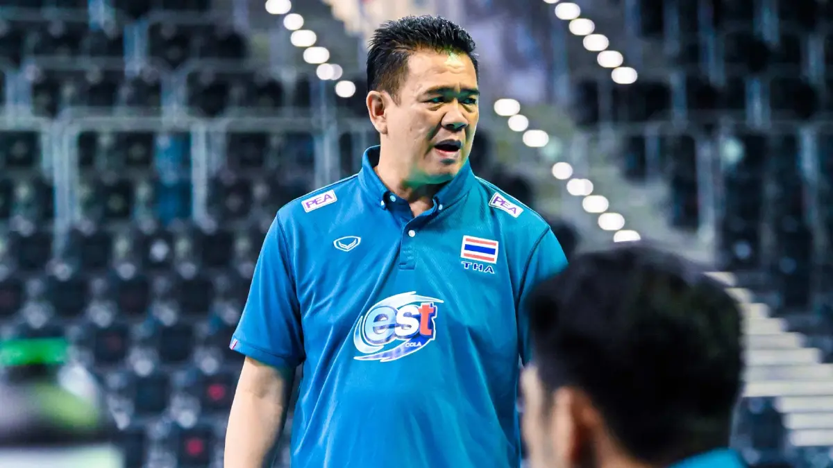 "โค้ชด่วน" รับเยอรมนีเหนือกว่า ชี้ไทยผิดพลาดเรื่องการสื่อสาร-การเสิร์ฟ "โค้ชด่วน" รับเยอรมนีเหนือกว่า ชี้ไทยผิดพลาดเรื่องการสื่อสาร-การเสิร์ฟ