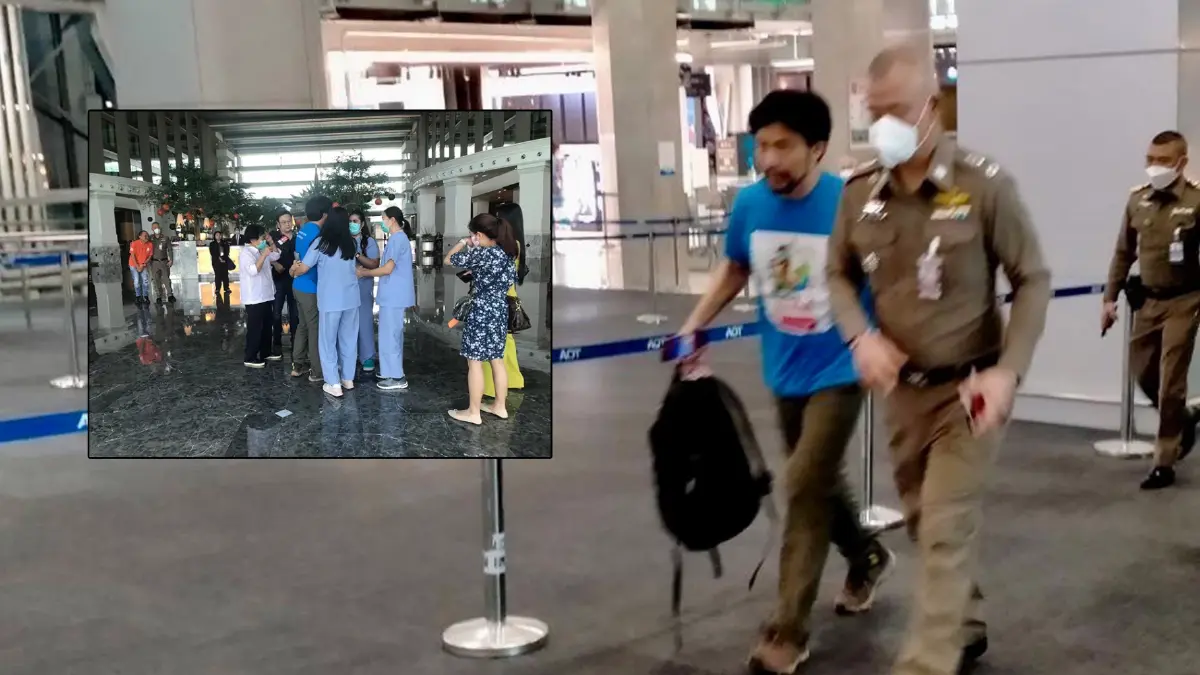 ‘หมอสอง’ ถึงไทยแล้ว ครอบครัว-เพื่อน รอรับน้ำตานอง (มีคลิป) ‘หมอสอง’ ถึงไทยแล้ว ครอบครัว-เพื่อน รอรับน้ำตานอง (มีคลิป)