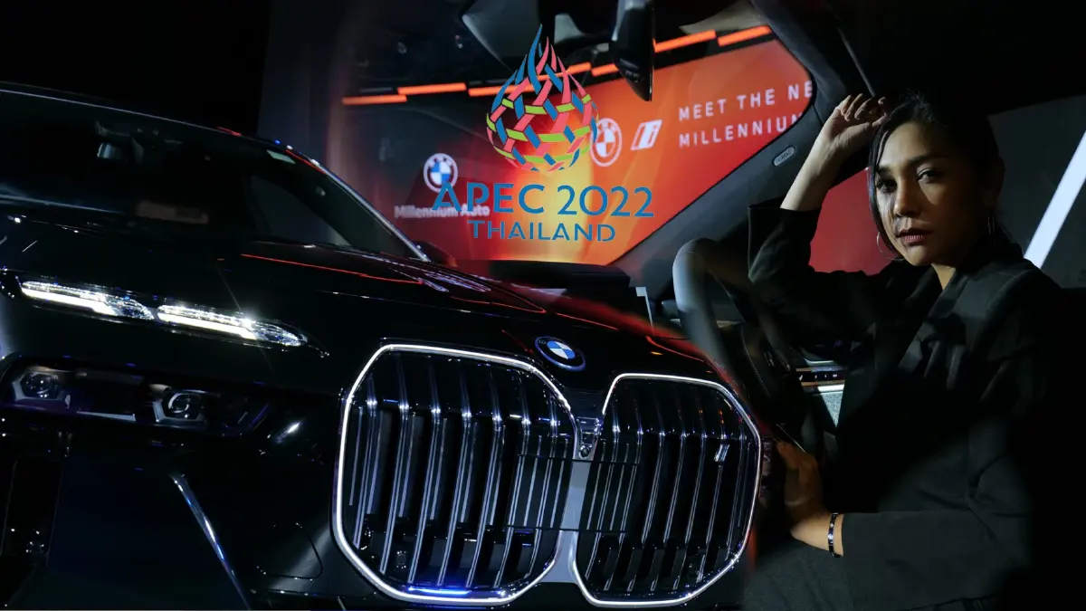 สัมผัสสมรรถนะ 'BMW  i7' ยอดยนตรกรรมพลังงานไฟฟ้ายานพาหนะต้อนรับ 'ผู้นำเอเปค'