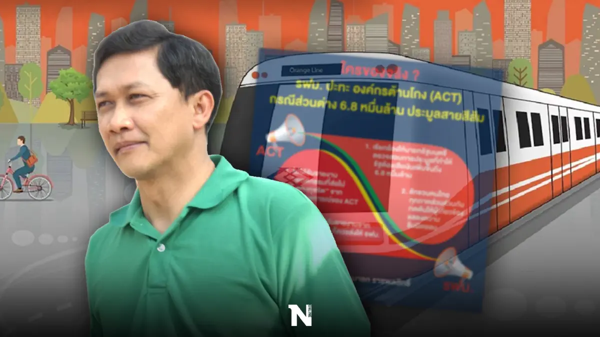 หนุน"องค์กรต้านโกง" เรียกร้องนายกฯตรวจสอบการประมูล"รถไฟฟ้าสายสีส้ม"