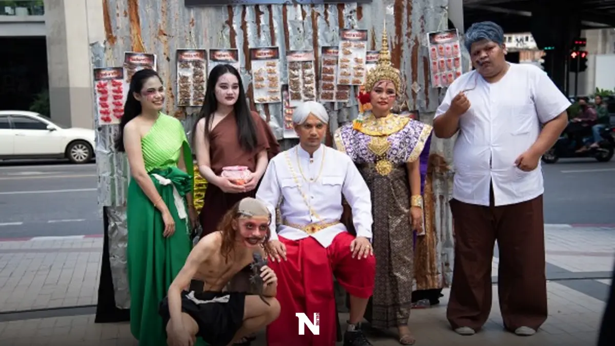 ฮาโลวีนชุมนุมผีไทยสะท้อนสูญเสียปัญหาเหล้า ยาเสพติด การพนัน และอุบัติเหตุ