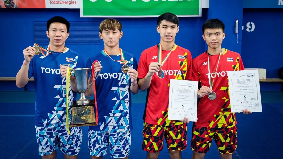 ขนไก่ไทยรวมพลังกวาด 3 แชมป์ศึกอินเดียฯ-อียิปต์อินเตอร์ฯ