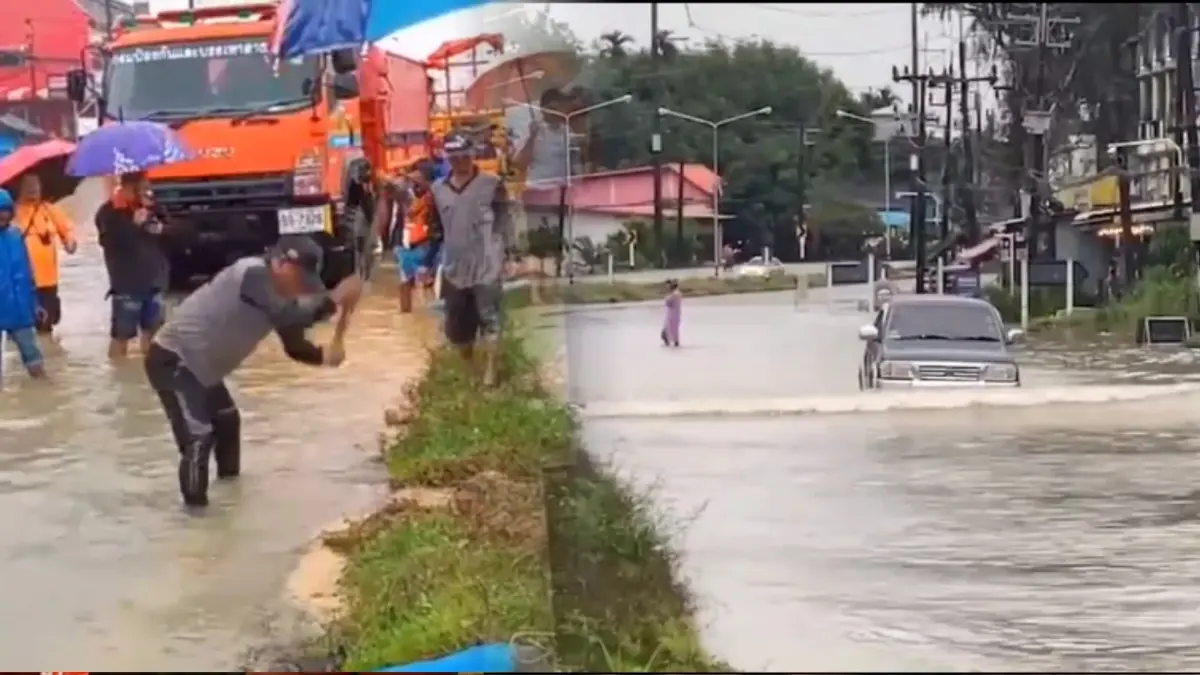 ผู้ว่าฯ พังงา สั่งด่วนทุบเกาะกลางถนน ต้นเหตุทำน้ำท่วมไม่คลี่คลาย ผู้ว่าฯ พังงา สั่งด่วนทุบเกาะกลางถนน ต้นเหตุทำน้ำท่วมไม่คลี่คลาย