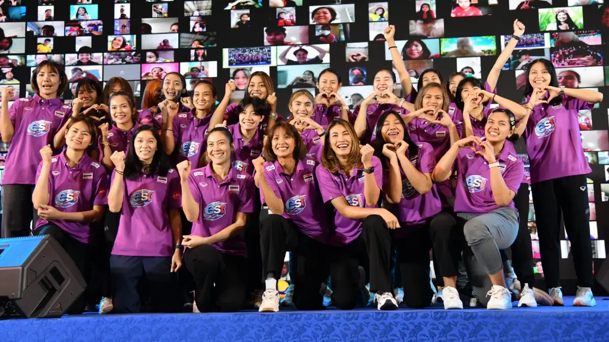 "วอลเลย์บอลหญิงทีมชาติไทย" รับ 10 ล้าน งาน"สร้างสุขทั่วไทย ได้ใจทั่วโลก"