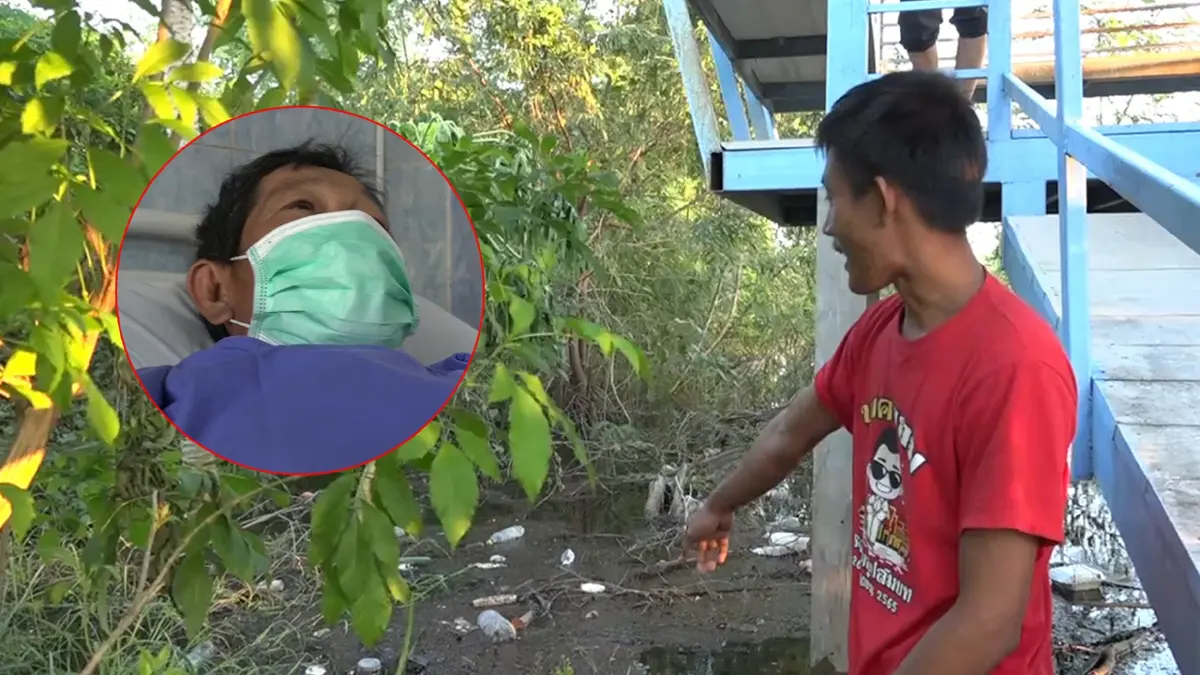หนุ่มใหญ่จิตอาสา หวิดม้วย มุดท่อขนกระสอบทรายออก ถูกน้ำดูดลงท่อ ยาว 20 เมตร