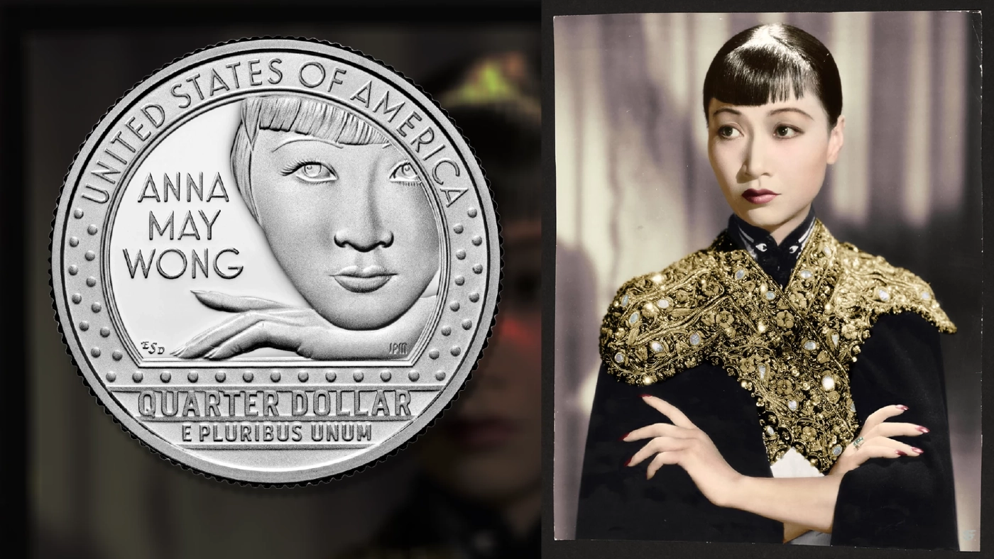 "แอนนา เมย์ หว่อง" ขึ้นแท่นเชื้อสายเอเชียคนแรก ปรากฏบนเหรียญสหรัฐฯ