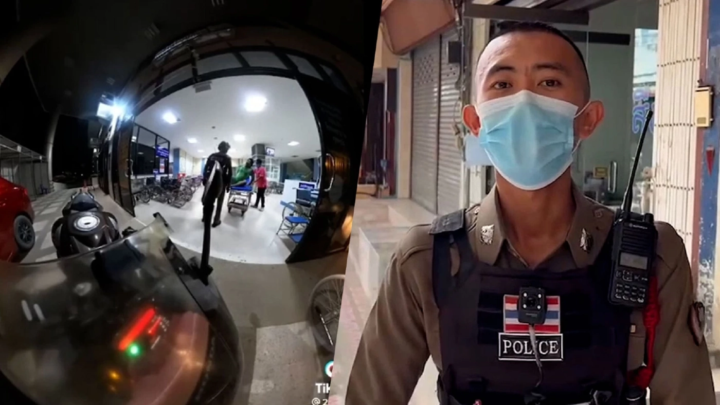 ตำรวจน้ำใจงาม พาผู้ป่วยซ้อนท้าย จยย. ส่งโรงพยาบาล ตำรวจน้ำใจงาม พาผู้ป่วยซ้อนท้าย จยย. ส่งโรงพยาบาล