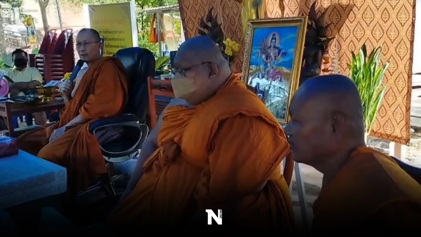 "หลวงพ่อสง่า" รับอุปการะค่ารักษา  "พระคิว"  ป่วยโรคอ้วน 270 กก.