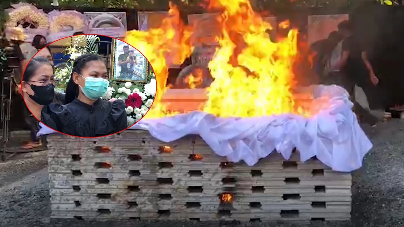 น้ำตาท่วม เผาพ่อ-ลูก เหยื่อกราดยิง สองศพสุดท้าย ด้าน จนท.เตรียมจ่ายเยียวยา