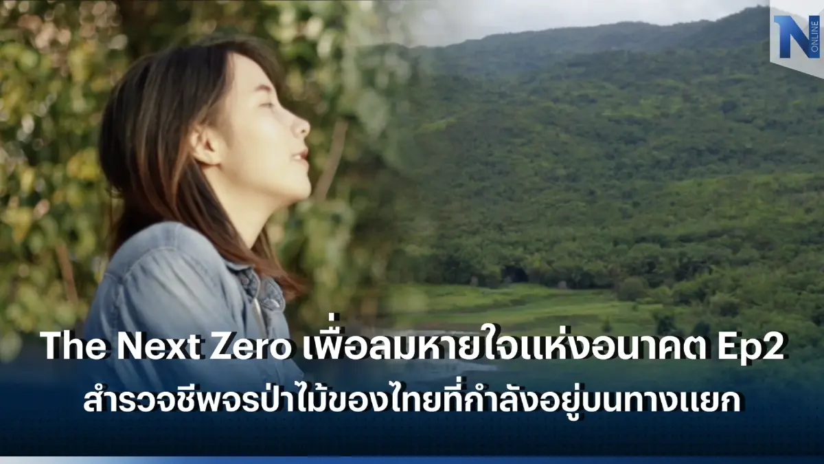 The Next Zero เพื่อลมหายใจแห่งอนาคต Ep2. ชวนสำรวจชีพจรป่าไม้ของไทยที่กำลังอยู่บนทางแยก The Next Zero เพื่อลมหายใจแห่งอนาคต Ep2. ชวนสำรวจชีพจรป่าไม้ของไทยที่กำลังอยู่บนทางแยก