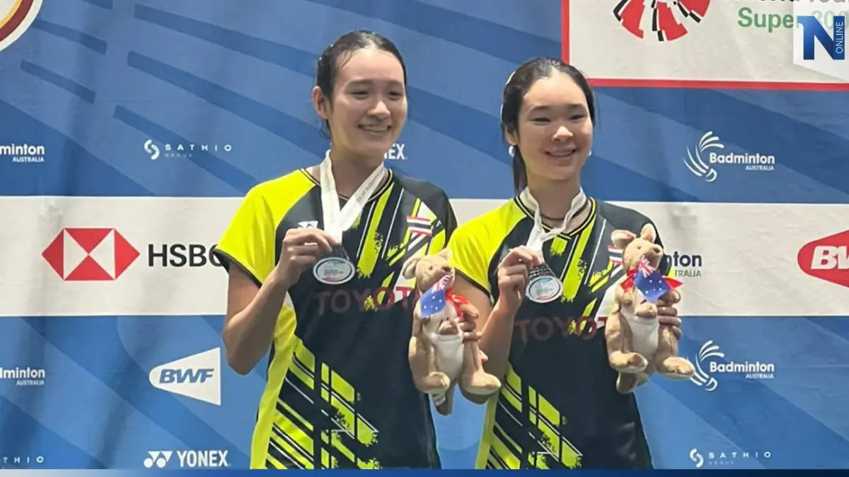"อันนา-มูนา" พ่ายคู่จีน คว้ารองแชมป์ขนไก่ ออสเตรเลียน โอเพ่น "อันนา-มูนา" พ่ายคู่จีน คว้ารองแชมป์ขนไก่ ออสเตรเลียน โอเพ่น