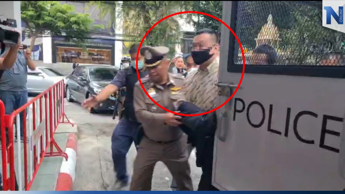 "ตู้ห่าว" นอนคุก ไร้คนประกันตัว ส่งศาลฝากขังพรุ่งนี้ ลั่นไม่ขอเจอ "สันธนะ"