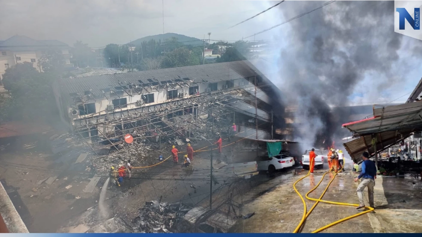 คาร์บอมแฟลต ตร.นราธิวาส เจ็บระนาวพุ่ง 31 ราย ตำรวจเสียชีวิต 1 นาย