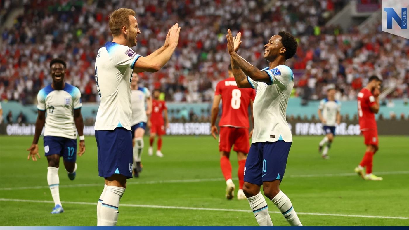 อังกฤษฟอร์มโหดถลุงอิหร่าน 6-2 คว้าชัยประเดิมฟุตบอลโลก 2022 อังกฤษฟอร์มโหดถลุงอิหร่าน 6-2 คว้าชัยประเดิมฟุตบอลโลก 2022