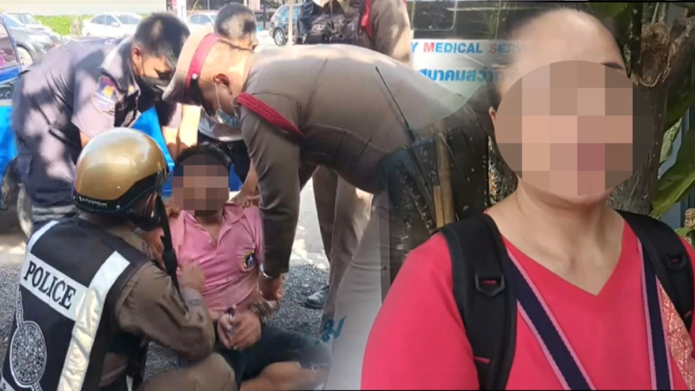 ช่างแอร์คลั่งยา หึงเจ้าของร้านหมอนวด ไล่ท้าต่อยลูกค้า ต้องตาม ตร.มาหิ้วตัว