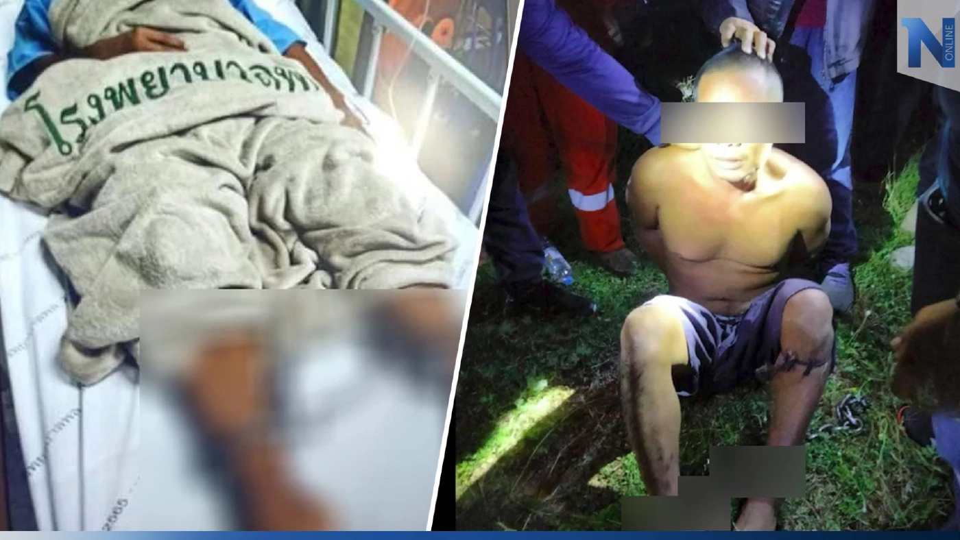 รวบแล้ว! นักโทษหลบหนีออกจากโรงพยาบาลทั้งโซ่ตรวน พร้อมเปิดคลิปวินาทีจับ