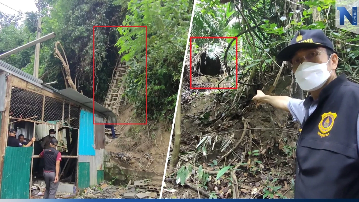 พบช่องทางธรรมชาติผิดกม. ชายแดนไทยมาเลย์ เชื่อใช้ค้ามนุษย์-ขนยา (มีคลิป)