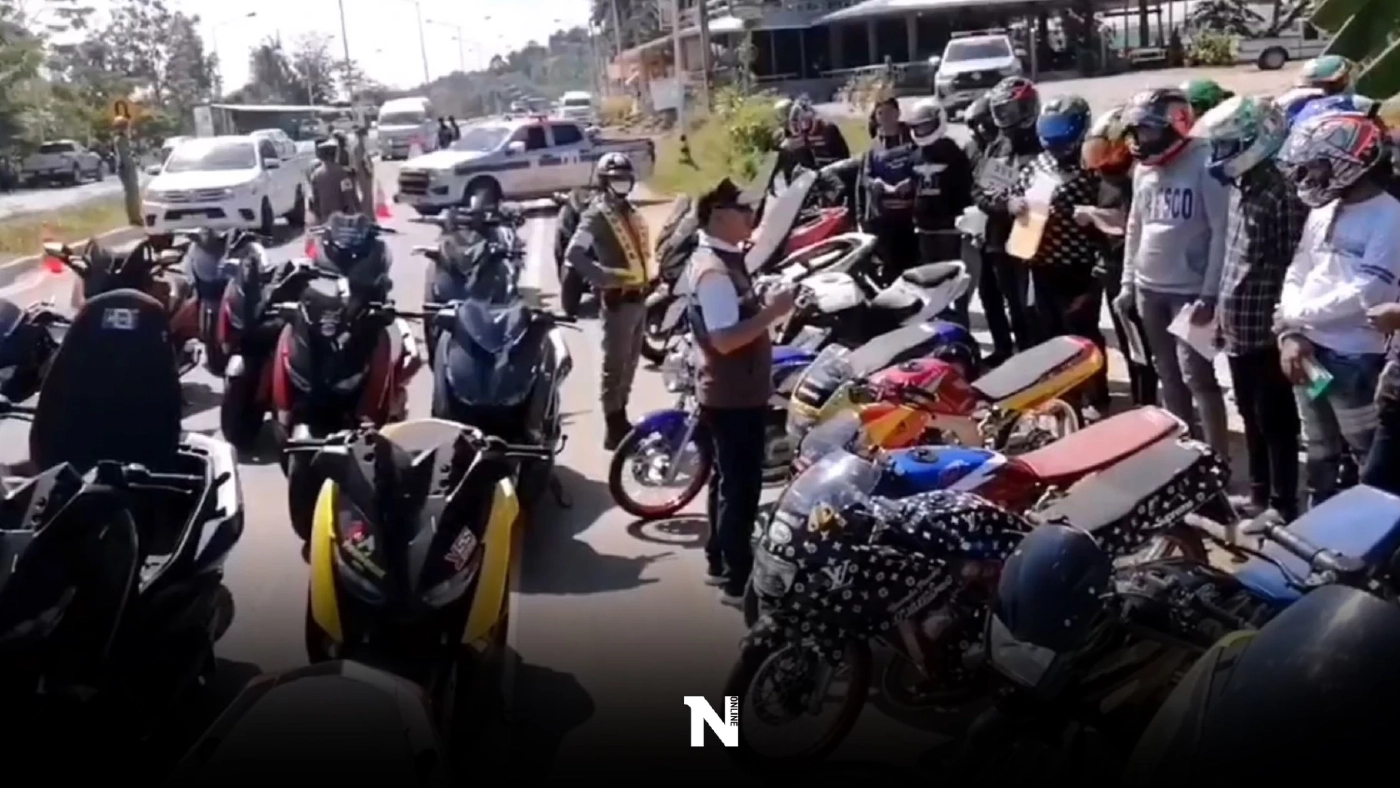 กลับมาอีกแล้ว "ทริปไม่อาบน้ำ" ตร.ตั้งด่านสกัด ดำเนินคดีกว่า 200 ราย