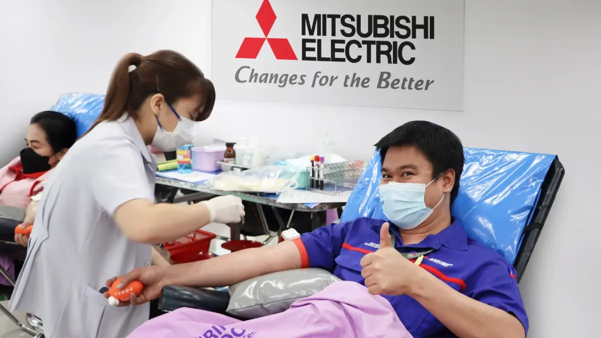 มิตซูบิชิ อีเล็คทริค กันยงวัฒนา ร่วมบริจาคโลหิต เนื่องในวันครบรอบ 51 ปี มิตซูบิชิ อีเล็คทริค กันยงวัฒนา ร่วมบริจาคโลหิต เนื่องในวันครบรอบ 51 ปี