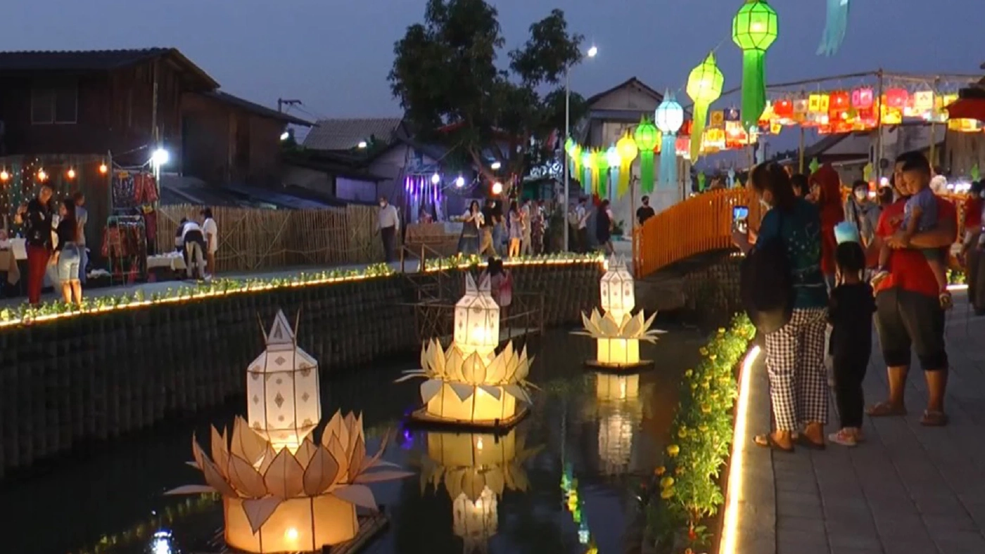 เชียงใหม่ พร้อมรับนทท.เทศกาลลอยกระทง ประดับโคมไฟประเพณี ยี่เป็ง ทั่วเมือง