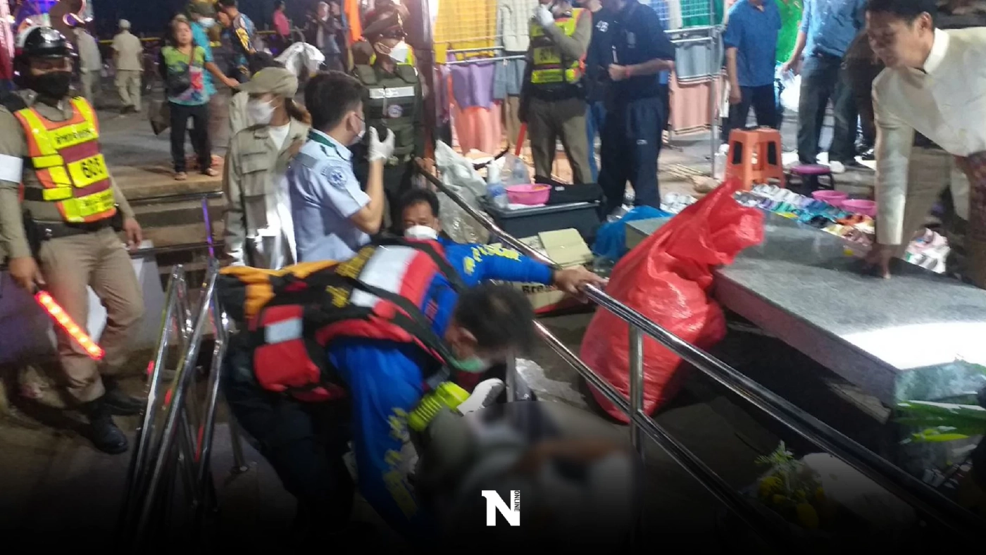 ด่วน! พลุไฟระเบิดกลางงานลอยกระทง ริมโขงนครพนม เจ็บนับสิบราย (มีคลิป)