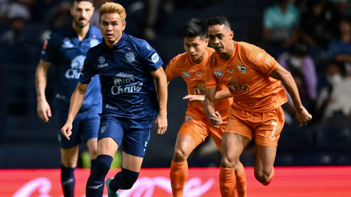 บุรีรัมย์ ยูไนเต็ด ถล่ม เชียงราย ยูไนเต็ด 4-1 ศีกไทยลีก 2022/23