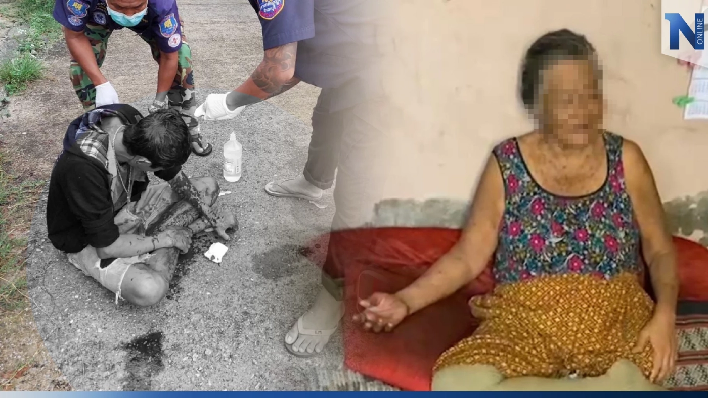 หนุ่มเร่รอน กินเหล้าบ้านเพื่อน เมาย่องจะขืนใจยายวัย 84 ปี ถูกกระทืบอ่วม