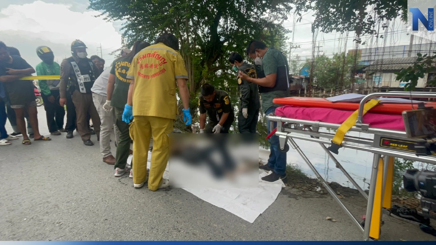 สยองริมตลิ่ง พบศพสาวสองถูกฆ่าทุบหัว โยนทิ้งคลองส่งน้ำ ใกล้ตลาดทำเลทอง