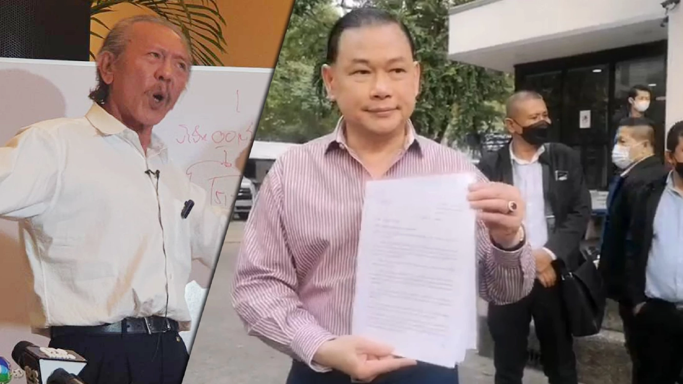 "สันธนะ" แจ้งความเอาผิด "ป๋าชู" หมิ่นประมาท "สันธนะ" แจ้งความเอาผิด "ป๋าชู" หมิ่นประมาท