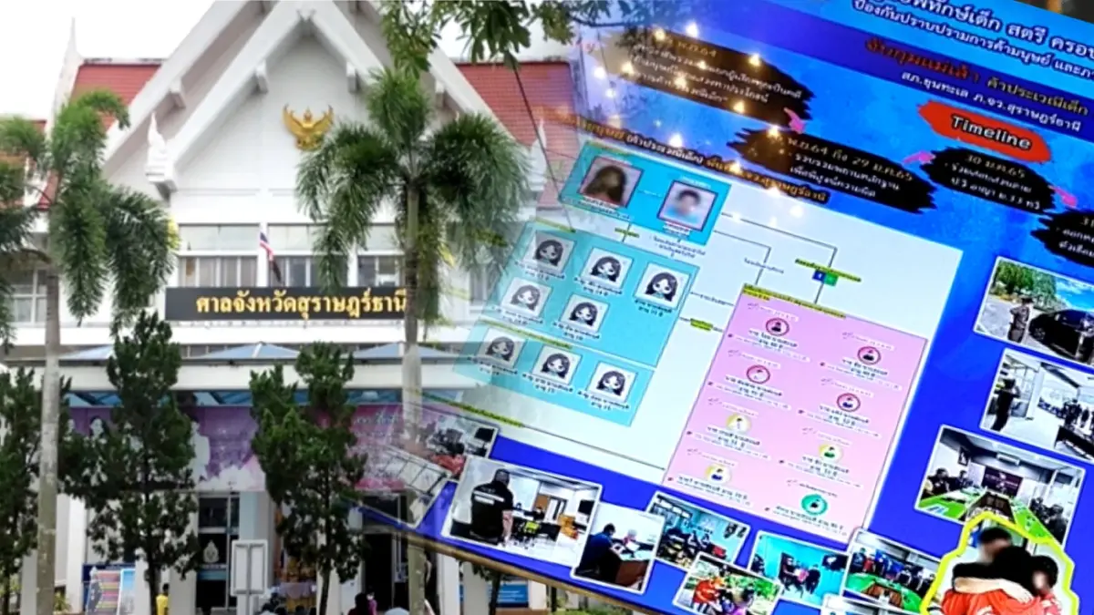 อ่วม! ศาลสั่งจำคุกแม่เล้าคดีค้ากามเด็กที่สุราษฎร์ 314 ปี ชดใช้อีก 3 ล้าน อ่วม! ศาลสั่งจำคุกแม่เล้าคดีค้ากามเด็กที่สุราษฎร์ 314 ปี ชดใช้อีก 3 ล้าน