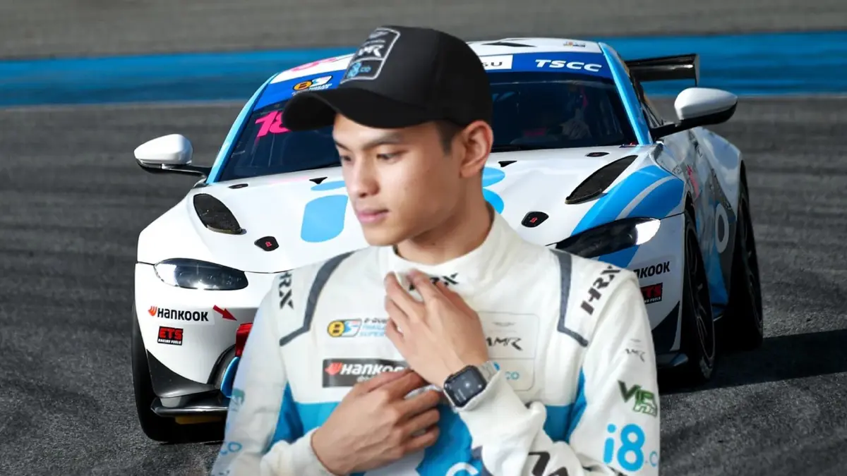 “อดัม คาลิด” ควบ Aston Martin Vantage GT4  คว้าที่ 3 Thailand Super Series 2022