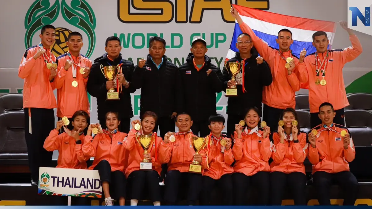 ตะกร้อไทยผงาดคว้า 4 แชมป์ ศึกชิงแชมป์โลกที่เกาหลีใต้ ตะกร้อไทยผงาดคว้า 4 แชมป์ ศึกชิงแชมป์โลกที่เกาหลีใต้