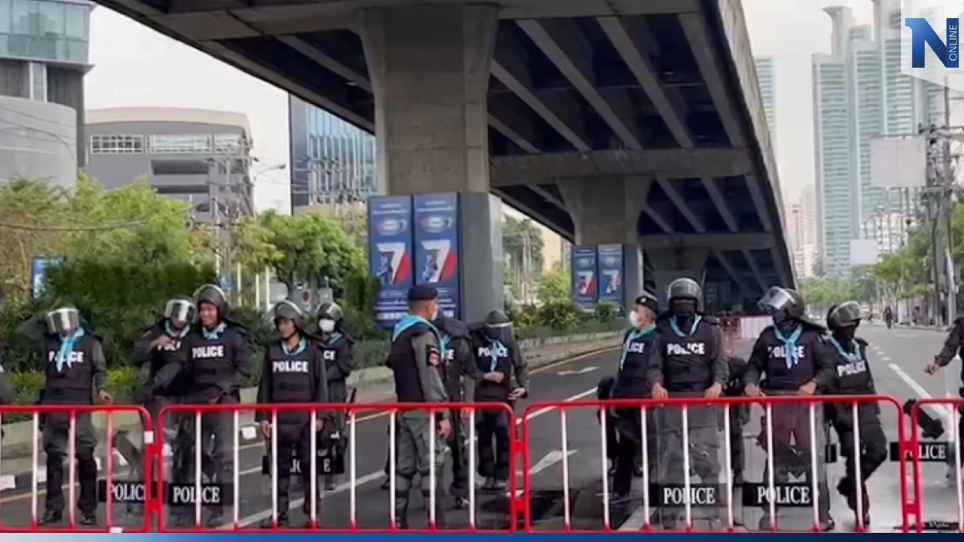 ปิดแล้ว! การจราจร แยกอโศก-แยกพระราม 4 คุมเข้มเอเปค