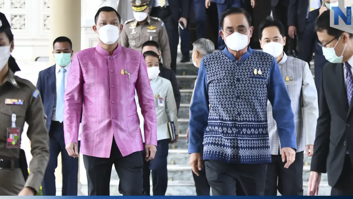 “นายกฯ” นำประชุม ครม. “บิ๊กป้อม” ยิ้มรับ “มิ่งขวัญ” สังกัด พปชร. “นายกฯ” นำประชุม ครม. “บิ๊กป้อม” ยิ้มรับ “มิ่งขวัญ” สังกัด พปชร.