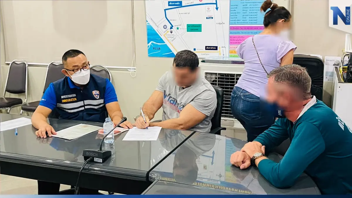 รวบหนุ่มแดนหมีขาว ข้อหา"จ้างวานฆ่า" หนีกบดานไทยนาน 3 ปี รวบหนุ่มแดนหมีขาว ข้อหา"จ้างวานฆ่า" หนีกบดานไทยนาน 3 ปี