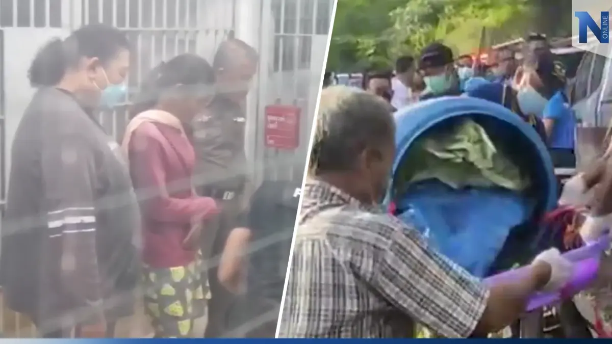 สาวถูกฆ่ายัดถังขยะทิ้งเขาสก แม่ ยืนยันศพลูกสาว สาวถูกฆ่ายัดถังขยะทิ้งเขาสก แม่ ยืนยันศพลูกสาว