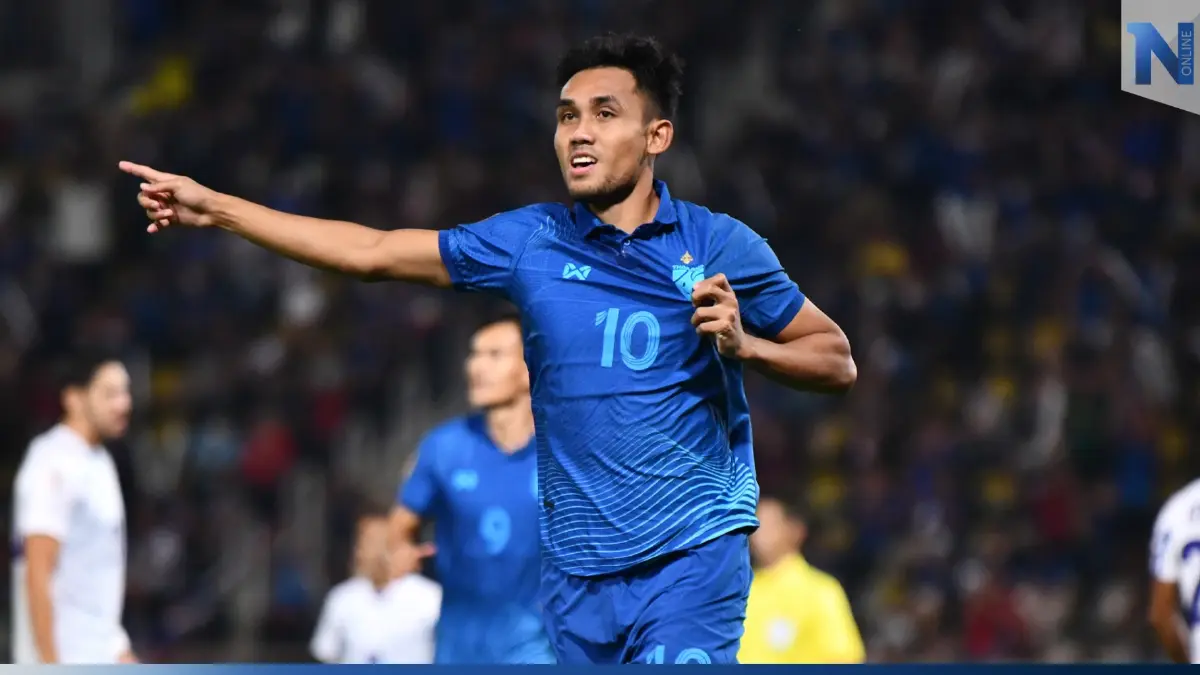 "ทีมชาติไทย" ถลุงฟิลิปปินส์ยับ 4-0 ศึกชิงแชมป์อาเซียน "มุ้ย"ซัด 2