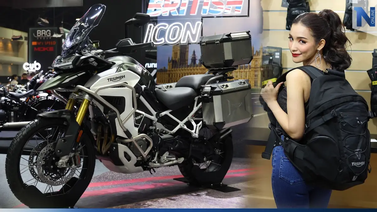 จัดเต็ม เสริมลุคไบค์เกอร์สไตล์ "ไทรอัมพ์" ในงาน MOTOR EXPO 2022
