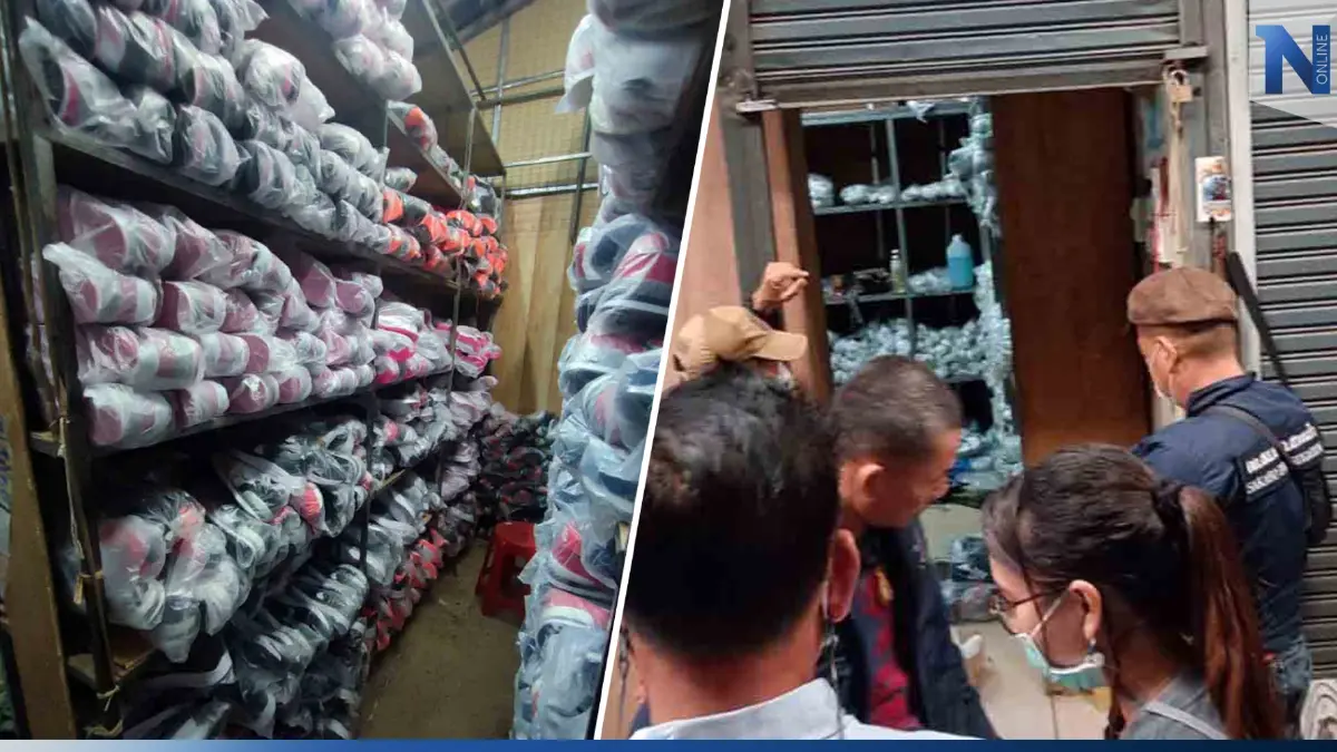 บุกโกดังตลาดโรงเกลือ ยึดรองเท้าละเมิดลิขสิทธิ์ 2 พันคู่ มูลค่า 2 ล้าน บุกโกดังตลาดโรงเกลือ ยึดรองเท้าละเมิดลิขสิทธิ์ 2 พันคู่ มูลค่า 2 ล้าน