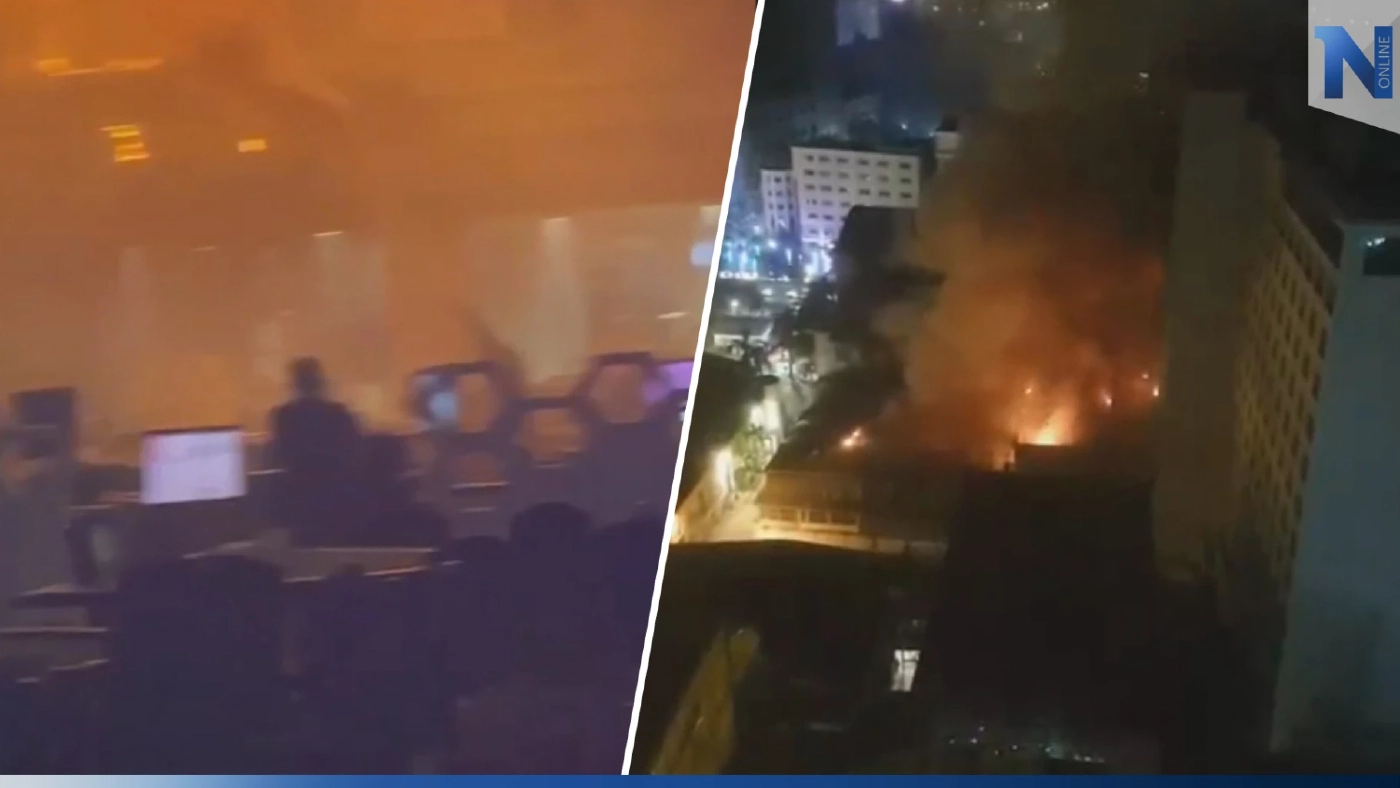 ระทึก! ไฟไหม้ "กาสิโนแกรนด์ไดมอนด์" ฝั่งปอยเปต หนีตายอลหม่าน (มีคลิป)