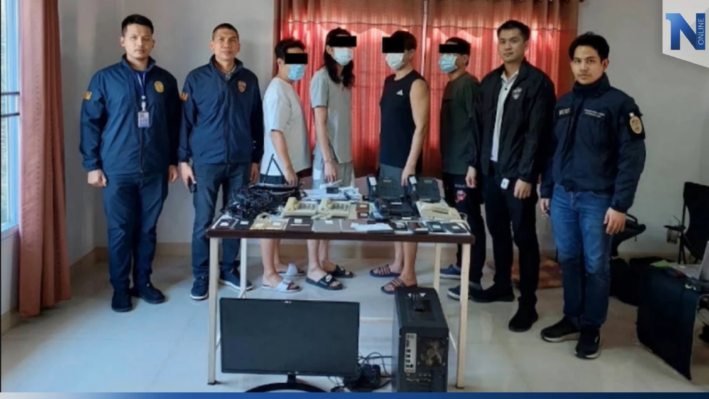 ตร.ทลายแก๊งคอลเซ็นเตอร์สัญชาติเกาหลี หนีจากจีนมาตั้งฐานทำความผิดในไทย