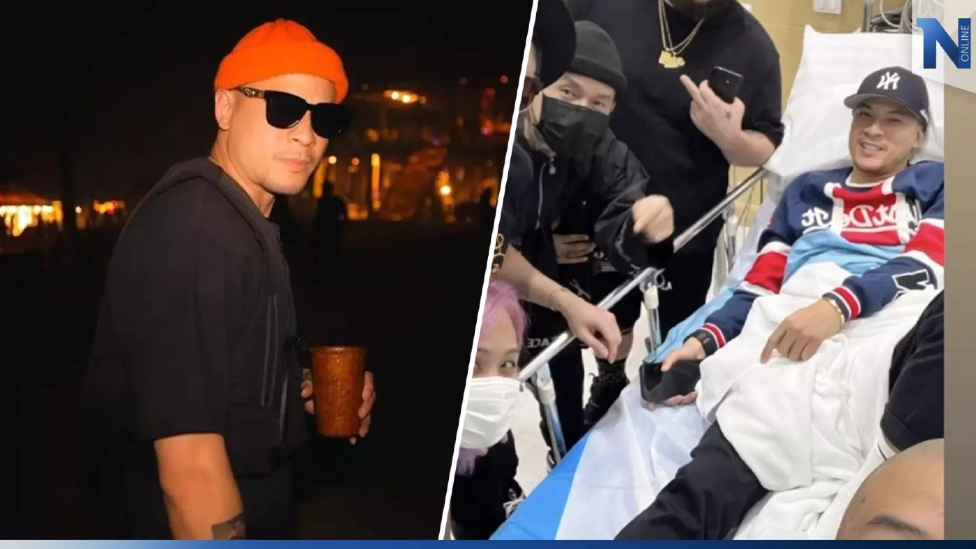 เวย์ ไทยเทเนี่ยม ประสบอุบัติเหตุตกเวทีขณะเล่นคอนเสิร์ต