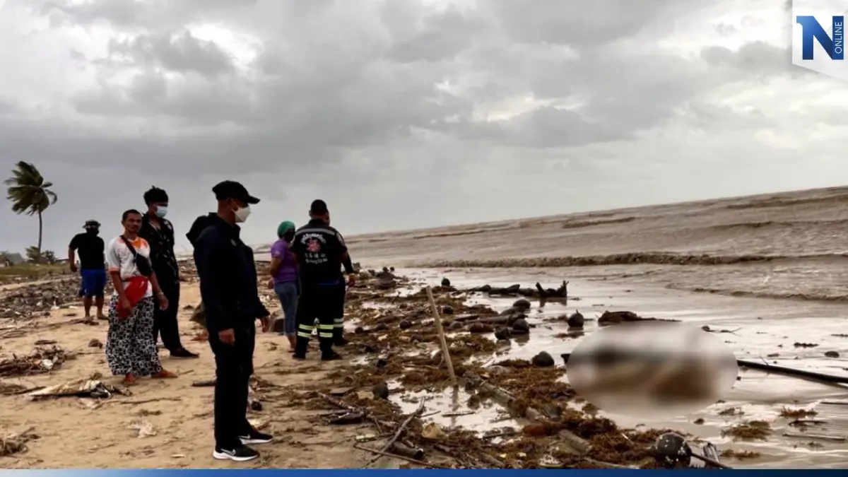 ผงะ! พบศพนิรนามครึ่งท่อน ลอยเกยตื้นชายหาดท่าชนะ ผงะ! พบศพนิรนามครึ่งท่อน ลอยเกยตื้นชายหาดท่าชนะ