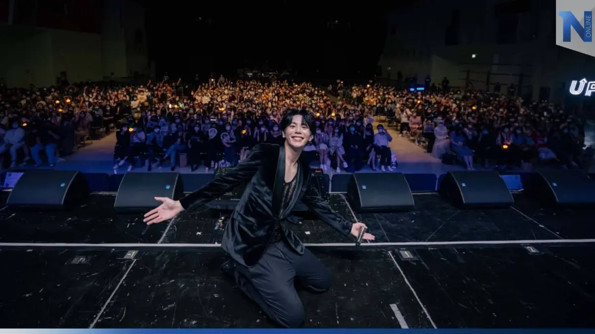 "อัพ ภูมิพัฒน์" โชว์อภินิหารความสุข จัดเต็มแฟนมีต งานนี้เสียน้ำตาลูกผู้ชาย