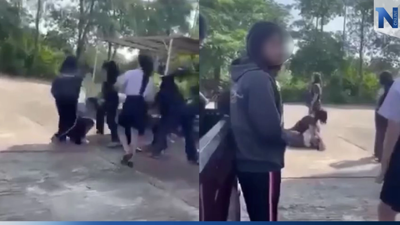 สุดป่าเถื่อน! รุ่นพี่วิทยาลัยดังกาญจนบุรี ยกพวกรุมตบรุ่นน้อง ถ่ายคลิปประจาน