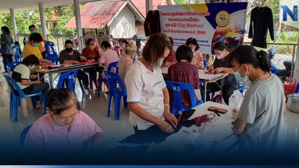 รมว.สุชาติ ห่วงใยแรงงานอิสระ ฝึกฟรี มีรายได้ รมว.สุชาติ ห่วงใยแรงงานอิสระ ฝึกฟรี มีรายได้