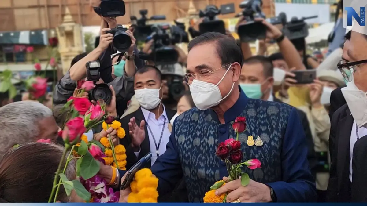 ตลาดแตก! "ลุงตู่" เปิดงานวัฒนธรรมนครปฐม อวยพรทุกคนมีความสุขปีใหม่ตลอดไป