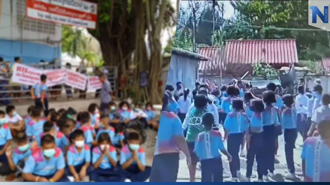 นักเรียนเกาะหลีเป๊ะ ยกมือไหว้ขอร้องเอกชน อย่าปิดทางเข้า-ออก รร. (มีคลิป)