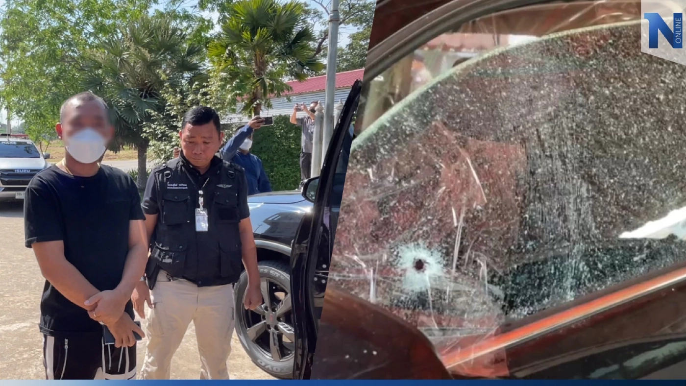 โอละพ่อ! ตำรวจจับ "ส.ท.โอ๊ค" สั่งลูกน้องจัดฉากยิงตัวเอง หวังสร้างสถานการณ์