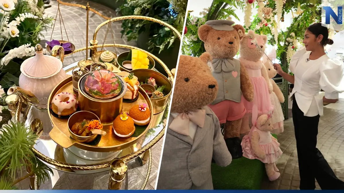 จิบชายามบ่ายในสวนดอกไม้ ใจกลางเมืองที่ Divana Signature Café